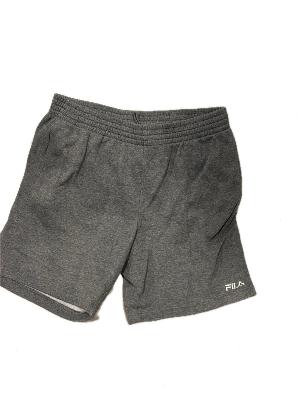 Fila Gray Regular Fit Sweat Shorts Mens XL